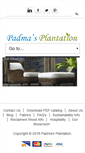 Mobile Screenshot of padmasplantation.com